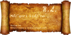 Mágori Liána névjegykártya